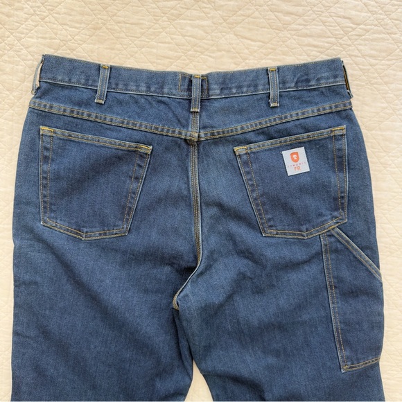 Tyndale Fire Resistant Dark Wash Jeans - Picture 4 of 8